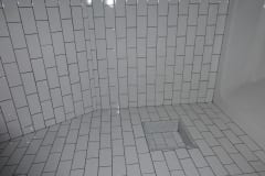 3x6 white subway with dark grout