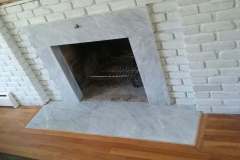 Carrara fireplace