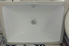 White Porcelain rectangle sink