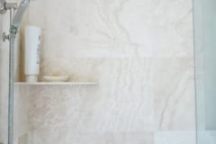 Travertine Ivory 12x12 shower